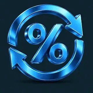 Percent cycle icon — VegaStars