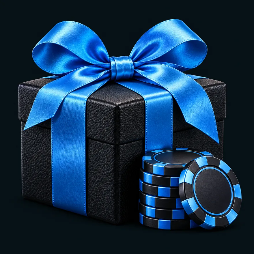 Gift box and chips — VegaStars