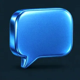 Gold speech bubble — VegaStars