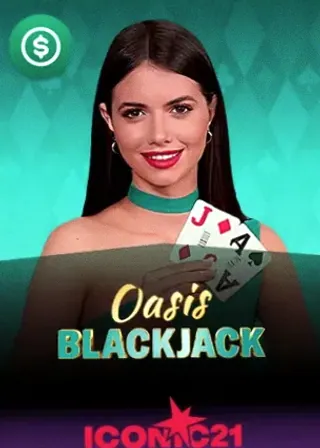 Oasis Blackjack live game cover